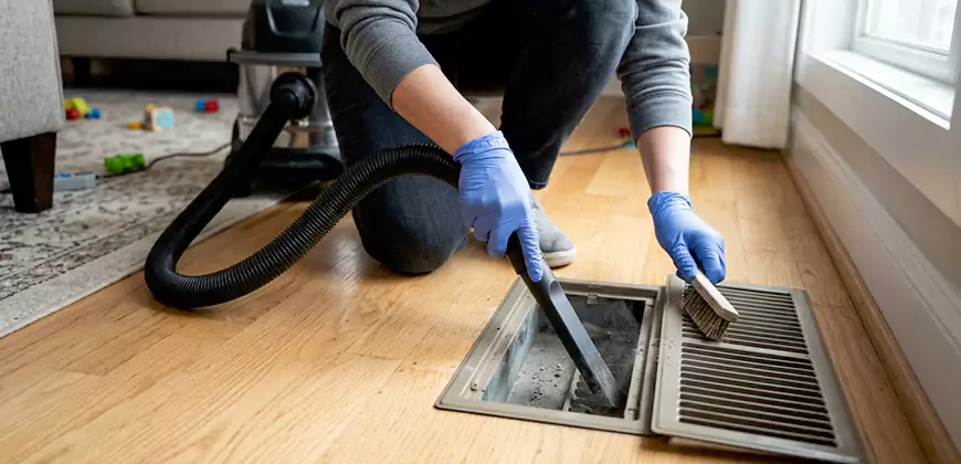 Ducted Heating Filter Cleaning in North Hollywood